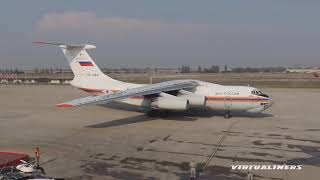 Ил-76 МЧС России помогает с тушением лесных пожаров в Чили | Комментарии иностранцев