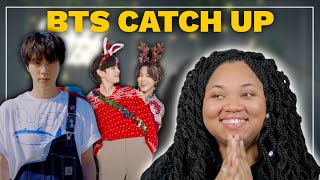 BTS CATCH UP MARATHON | Butter (Holiday remix), Super Tuna, Suga x Juice Wrld, & V OST | Reaction