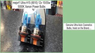 Ultra H15 (9010) 12v 15/55w 5000K Xenon Power Bulbs opiniones