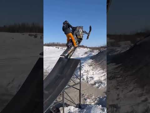 Freestyle snowmobile #shorts
