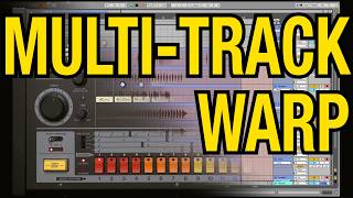Ableton Live Multi Track Warp - Handy for Sequencers & Drum Machines with Sync trouble!