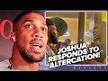 Anthony Joshua ANNOYED by interviews; RESPONDS to Jarrell Miller CONFRONTATION!