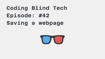 Episode #42: How to save a webpage using JAWS Screen Reader