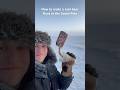 Root Beer Freezing in Antarctica