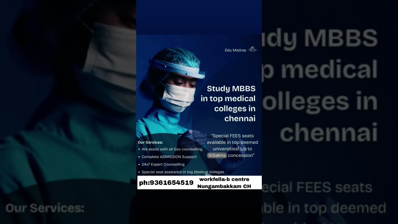 study MBBS in top medical College in Chennai 