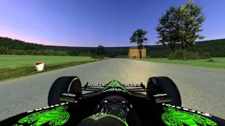 rFactor Lap at Spa Francorchamps 1967 with Izod IndyCar @Tasoittaja