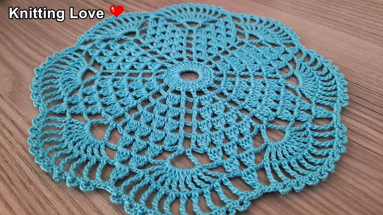 This Lace Crochet Doily Looks Vintage… But It's Surprisingly Easy