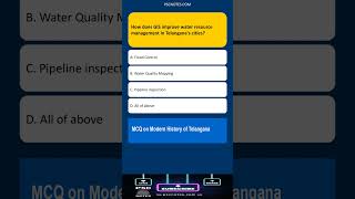 How does GIS improve water resource management in Telangana's cities?