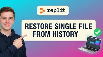 How to RESTORE a SINGLE FILE from HISTORY in Replit (Step by Step) 2025