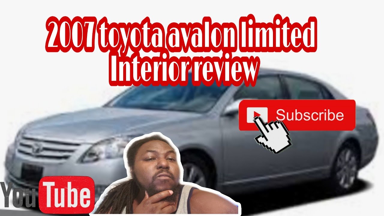 2007 Toyota Avalon Limited Review Interior