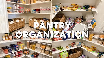 PANTRY ORGANIZATION | INSANE PANTRY MAKEOVER | DECLUTTER & ORGANIZE WITH ME 2022