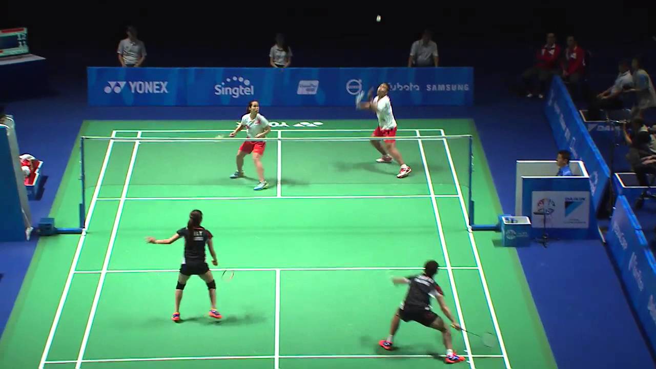 Badminton (Day 8) Sin vs Mas  28th SEA Games Singapore 2015  YouTube