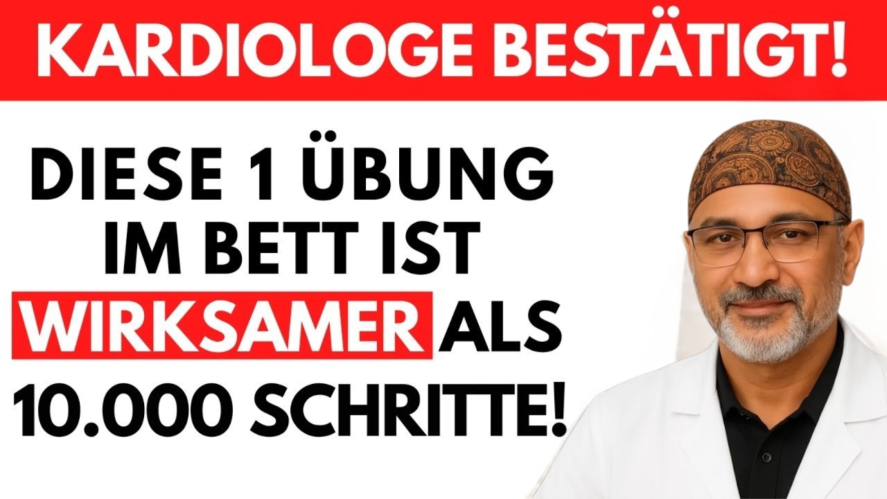 Über 60? Diese 1 Übung im Bett ist besser als 10.000 Schritte – Kardiologe bestätigt!