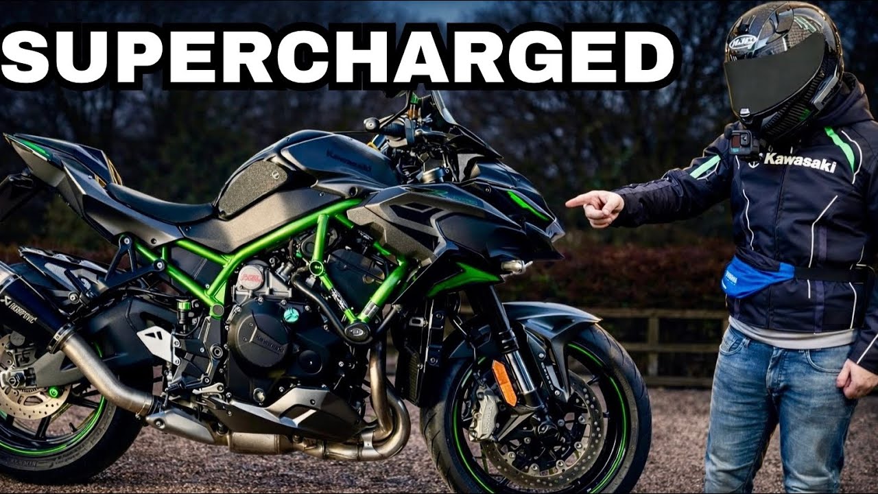 Supercharged Kawasaki ZH2 – First Ride Madness - YouTube
