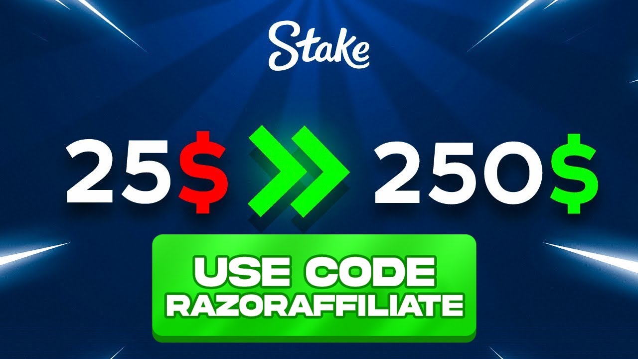 STAKE PROMO CODE 2025 | "RAZORAFFILIATE" (up to 250$ stake promo code) works in every region