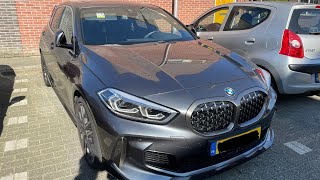 BMW 1-series M135i 2020 - build quality check. Interior, interface walkthrough - ASMR
