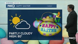 Forecast: A bit warmer for Easter Sunday