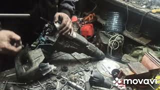 Makita HR5202C какой-то глюк. Сборка облицовки, осмотр редуктора.