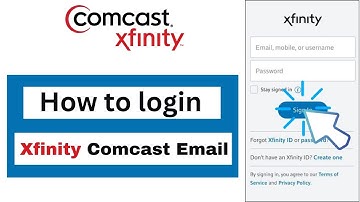 How can i sign into Comcast | Xfinity email Sign in