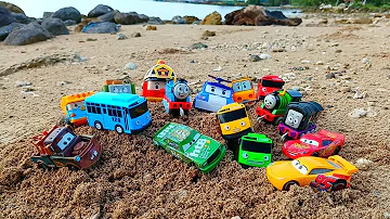 Hunting Toys Lightning Mcqueen, Cruz Ramirez, Tayo the Little Bus, Thomas and Friends, Robocar Poli