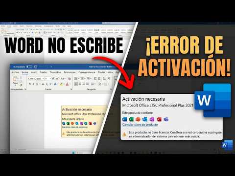 Solution: ACTIVATION ERROR or CANNOT type in Microsoft Word Office