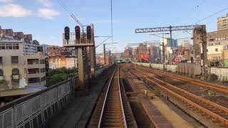 台鐵 109次 EMU300 自強號 八堵 直達 台北  路程景