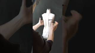 Make a Draped Sloper using a Half Scale