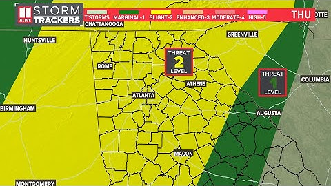 Severe weather update metro Atlanta | 11Alive StormTrackers