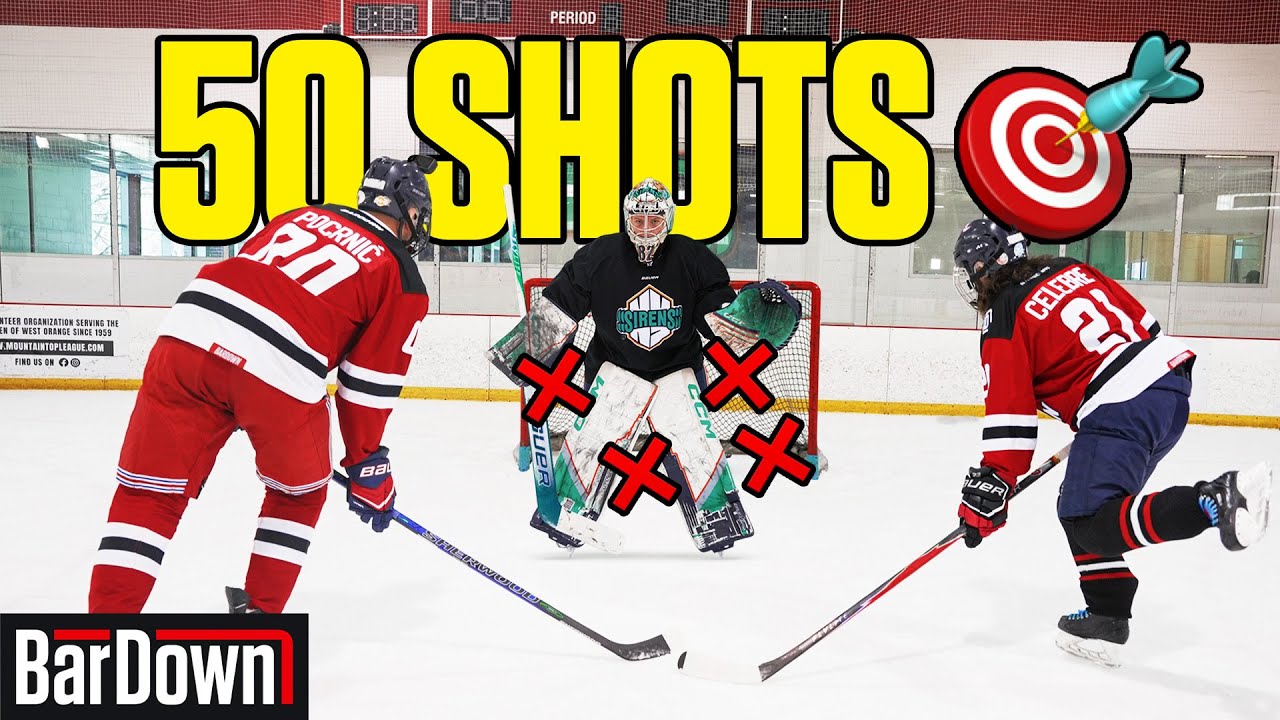 WE TOOK 50 SHOTS ON A PWHL GOALIE AND SCORED __ GOALS!