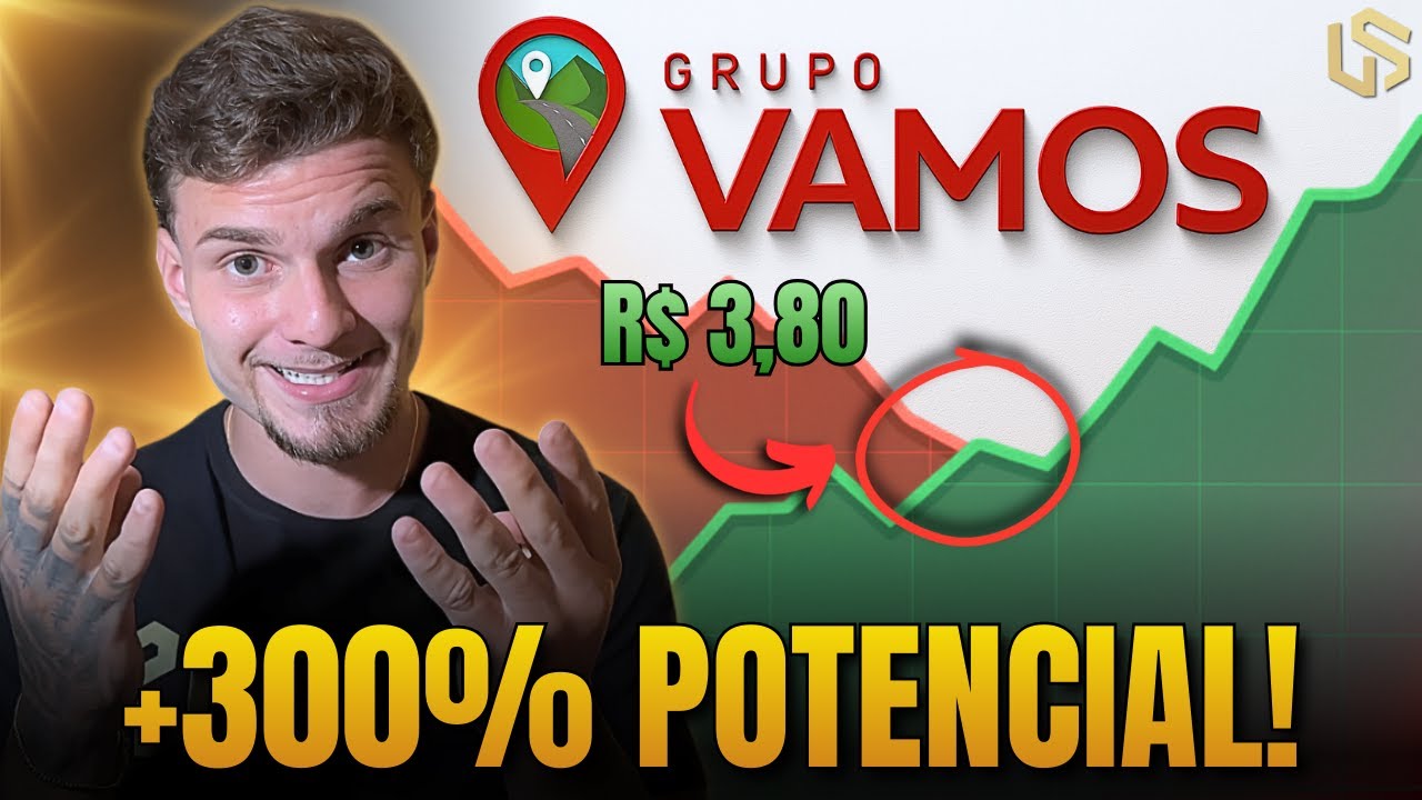 VAMO3: a R$ 3,80 é a MELHOR AÇÃO para VALORIZAÇÃO em 2026!? (riscos e potencial)