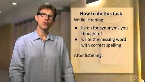 Listening: Unit 5: Sentence Completion