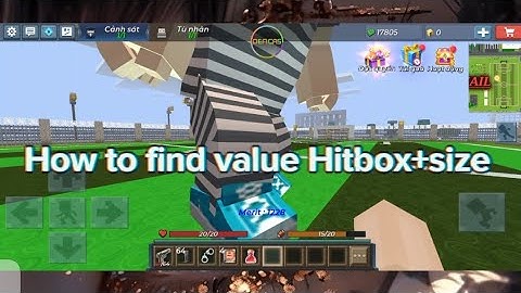 How to find value Hitbox & size 🇻🇳 BlockmanGO Blocky mods