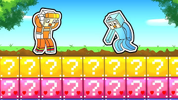 Trolling Memegod by making the ENTIRE WORLD LAYERS OF LUCKY BLOCKS in MINECRAFT