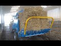 Bale Shredder 450 spreading straw two bales at a time
