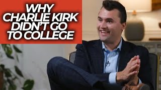 Why Charlie Kirk Didn't go to College I Jordan Peterson Profile