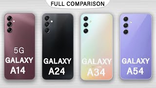 Samsung Galaxy A14 Vs Galaxy A24 Vs Galaxy 34 Vs Galaxy a54 | Galaxy A series 2023 Resimi