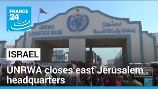 UN agency says closing east Jerusalem HQ after arson by &#39;Israeli extremists&#39; • FRANCE 24 English