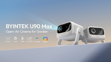 BYINTEK U90 Max | The Ultimate Smart Projector for Home & Outdoors