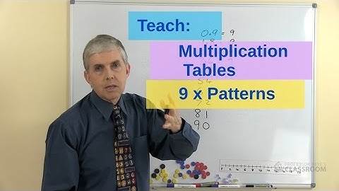 Teaching Multiplication Tables: 9x Patterns