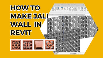 How to Make Jali in Revit | Jali in Revit Architecture using Curtain Walls and Curtain Panel Family