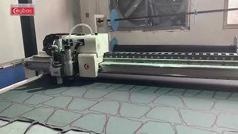 VC9-1612 Multilayer of cloth with the cut of oscillating knife