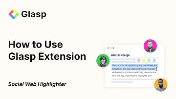 Hoe de Glasp Chrome-extensie te gebruiken | Social Web Highlighter