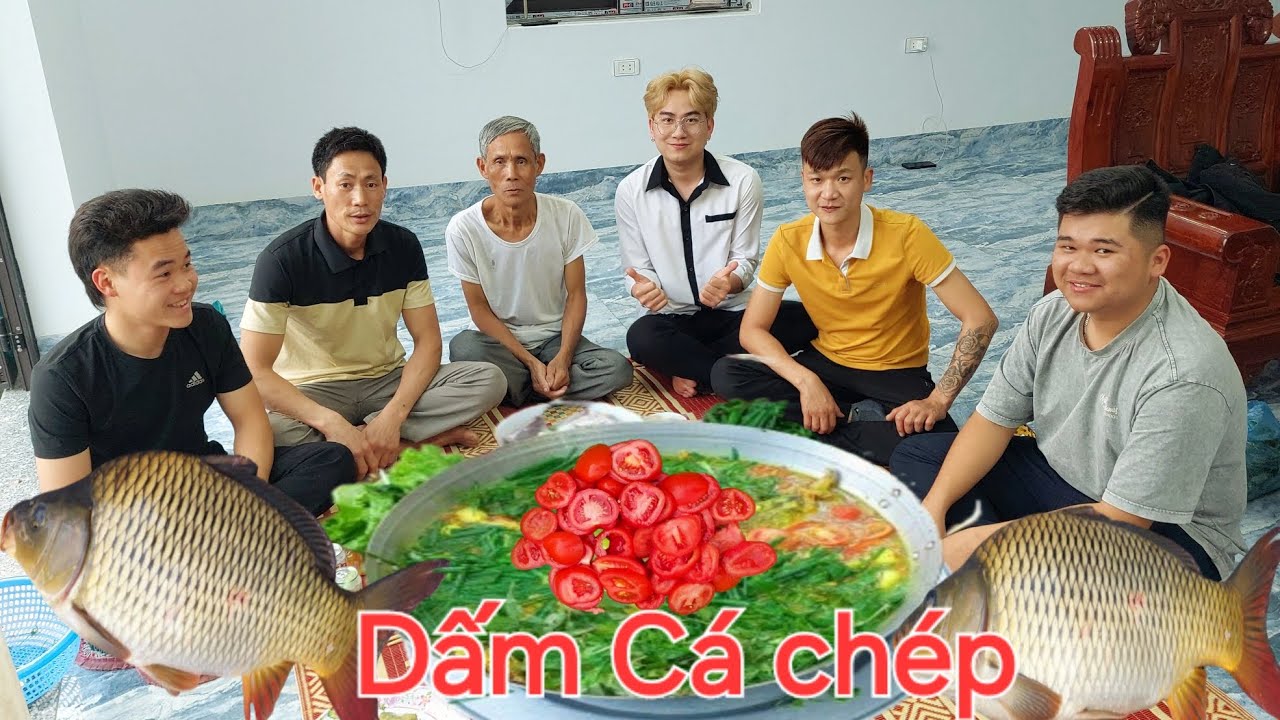 Cá Chép Khủng.Đến Nhà Chú Tôn.Nấu Chảo Dấm Cá Đặc Biệt.Món Ngon Sau Ngày Tết | Biển Nguyễn ngọc 