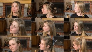 10 красивых и быстрых причёсок в школу для ленивых