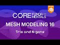 Working with N-Gons &amp; Triangles in Blender | Mesh Modeling Fundamentals