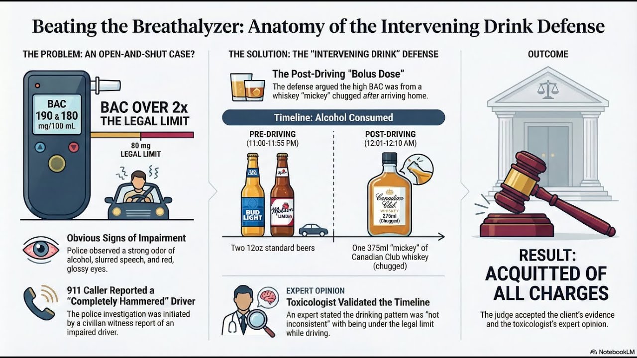 Case Study: Intervening Drink Defense