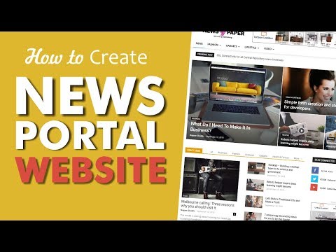 How to Make a News Portal, Magazine & Blog Website with WordPress 2018 – Newspaper Theme 2018