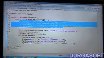 HQL   Hibernate Query Language   Part 2 (Selecting partial object with  single column by using HQL)