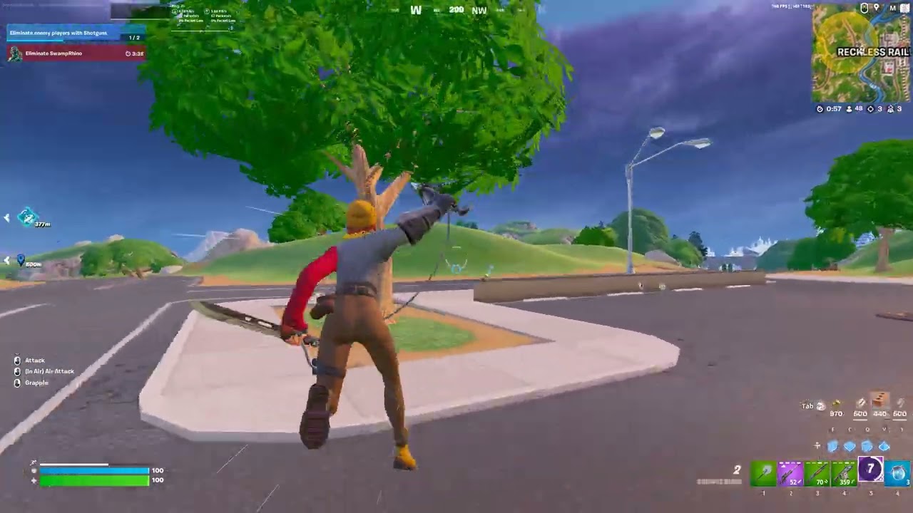 Fortnite Fps test Battle Royale Asus Tuf F15 Rtx 2050/ 16gb RAM