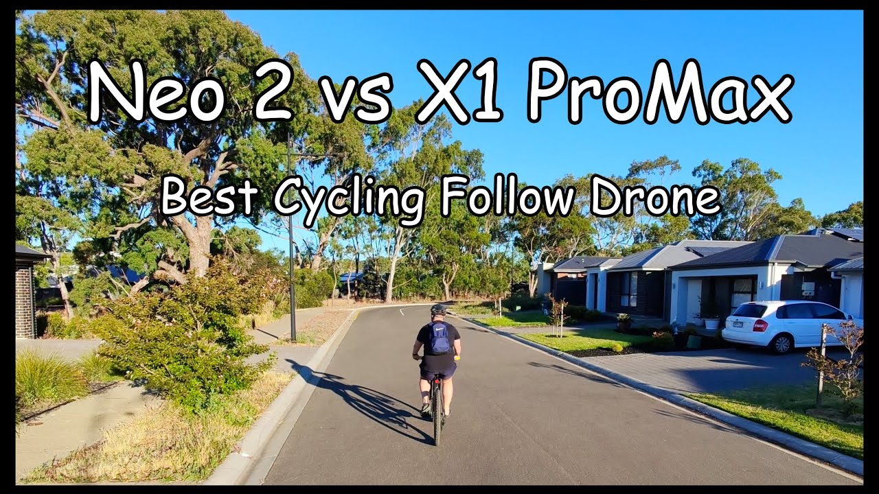 DJI Neo 2 vs HoverAir X1 ProMax Cycling Follow Test